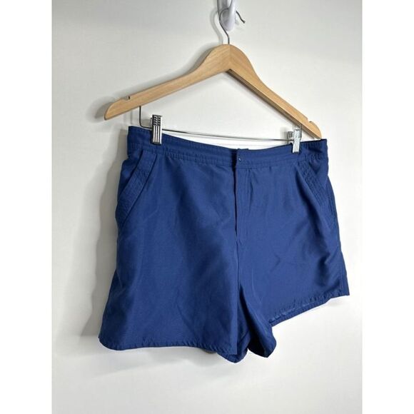 Croft & Barrow Shorts Womens Navy Blue High Waist Size 14 - Picture 2 of 8
